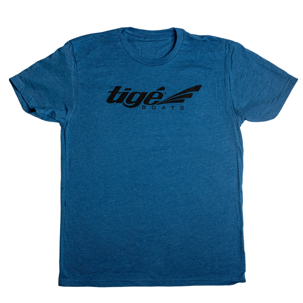Tige Logo Tee - Blue w/Black Logo – Tigé Gear