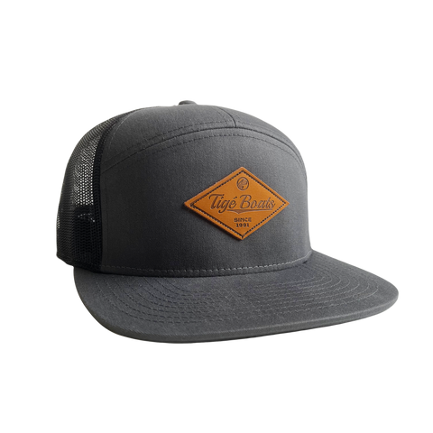 Tige Hat - Flat Bill Leather Patch